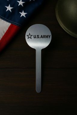 U.S. Army Officially Licensed Garden Plant Stake 5" dia. 15.5in Height